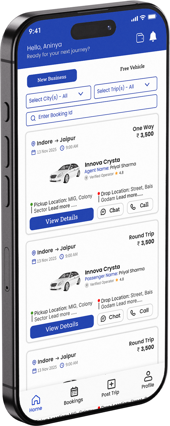 Naya Rasta App UI